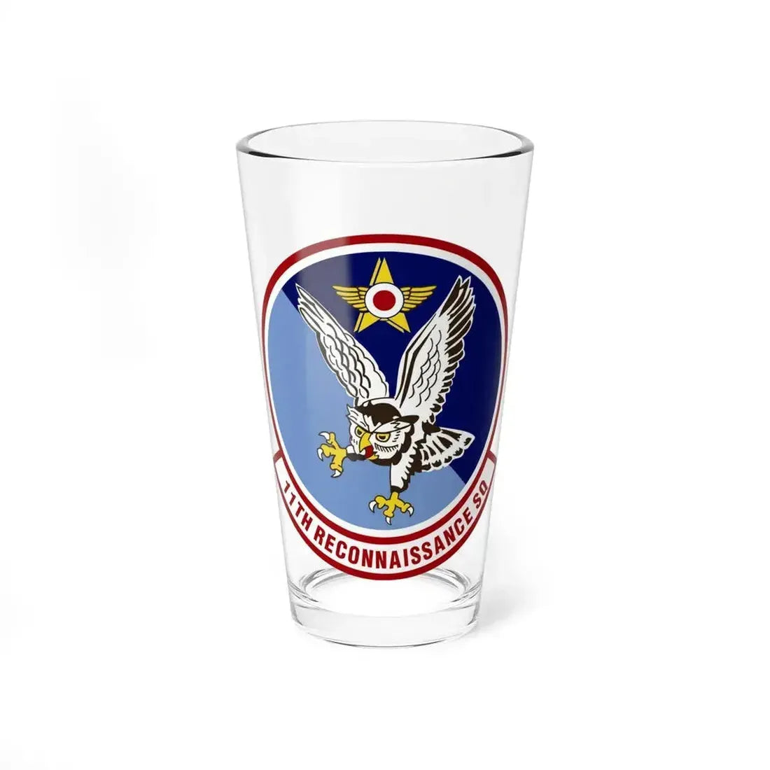 11th Reconnaissance Squadron (U.S. Air Force) Pint Glass 16oz 16oz - Go Mug Yourself