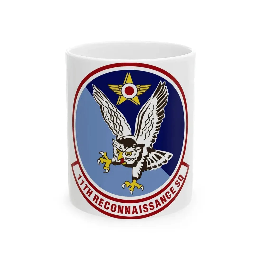 11th Reconnaissance Squadron (U.S. Air Force) White Coffee Mug 11oz - Go Mug Yourself