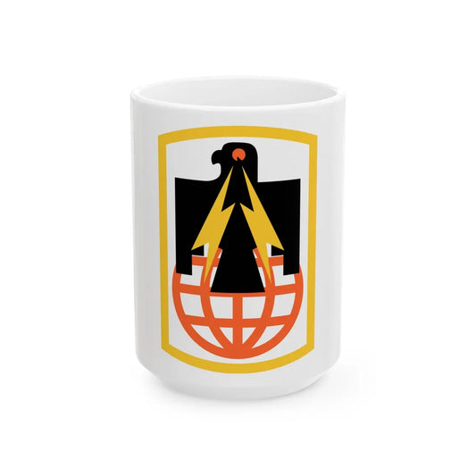 11th Signal Brigade (U.S. Army) White Coffee Mug-15oz-Go Mug Yourself