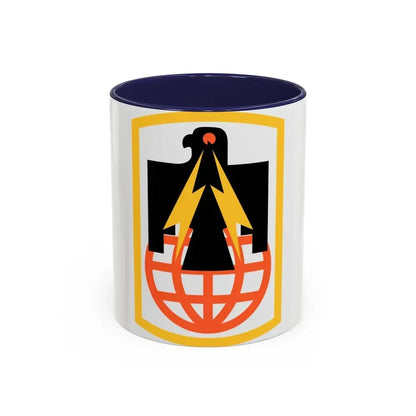 11th Signal Brigade (U.S. Army) Accent Coffee Mug 11oz Navy - Go Mug Yourself