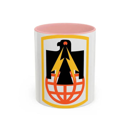 11th Signal Brigade (U.S. Army) Accent Coffee Mug 11oz Pink - Go Mug Yourself