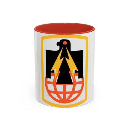 11th Signal Brigade (U.S. Army) Accent Coffee Mug 11oz Red - Go Mug Yourself
