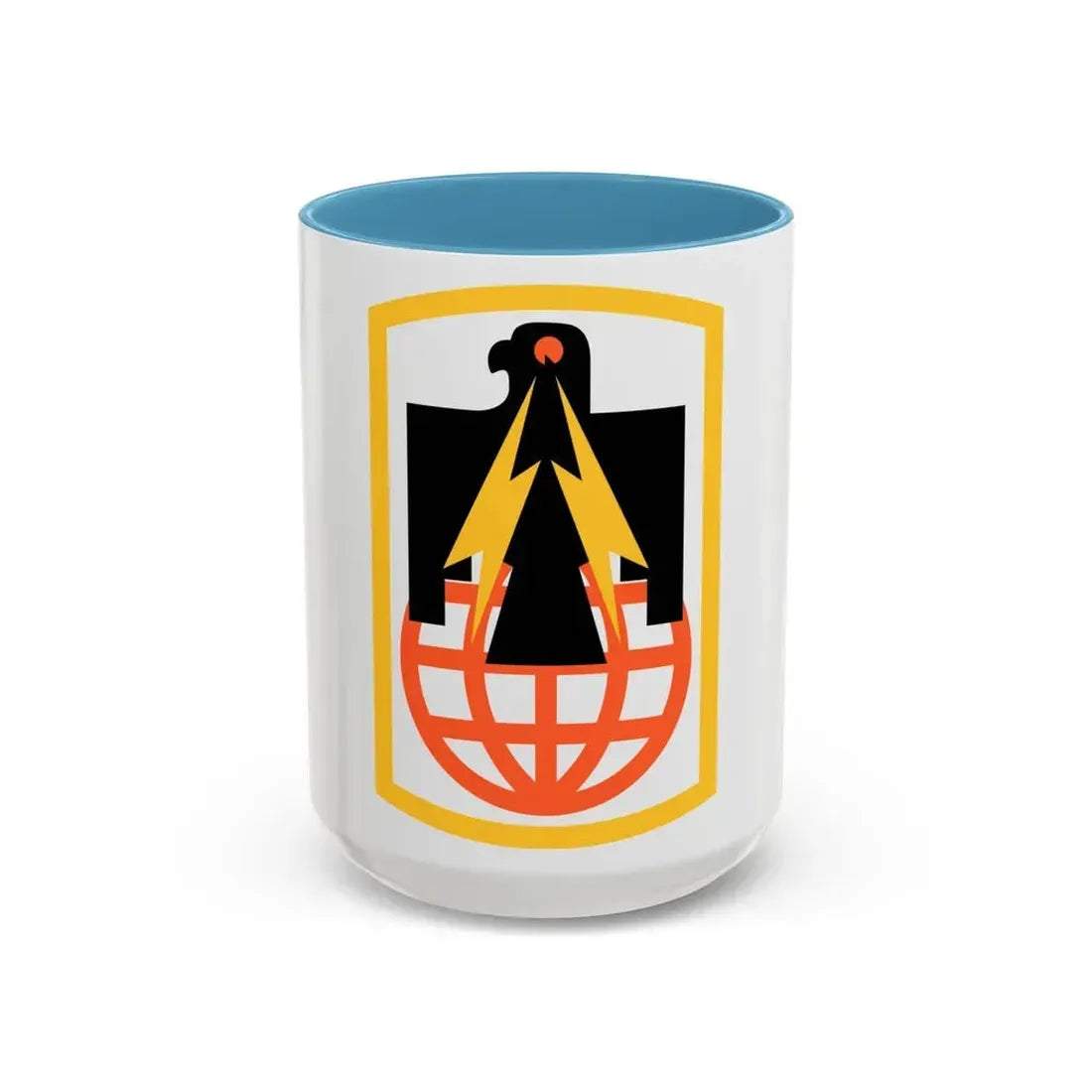 11th Signal Brigade (U.S. Army) Accent Coffee Mug 15oz Light Blue - Go Mug Yourself