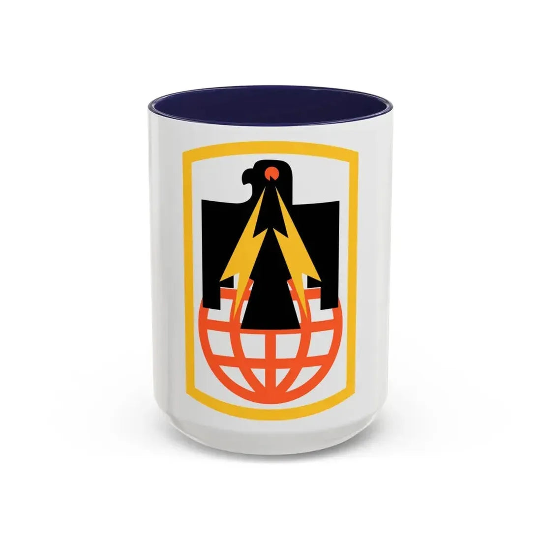 11th Signal Brigade (U.S. Army) Accent Coffee Mug 15oz Navy - Go Mug Yourself
