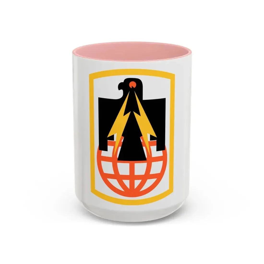 11th Signal Brigade (U.S. Army) Accent Coffee Mug 15oz Pink - Go Mug Yourself