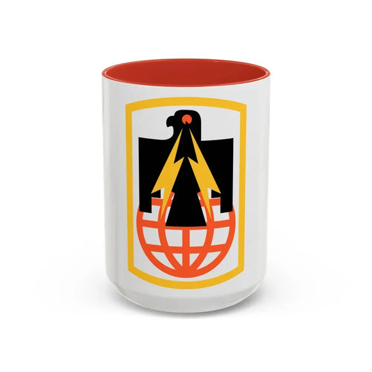 11th Signal Brigade (U.S. Army) Accent Coffee Mug 15oz Red - Go Mug Yourself