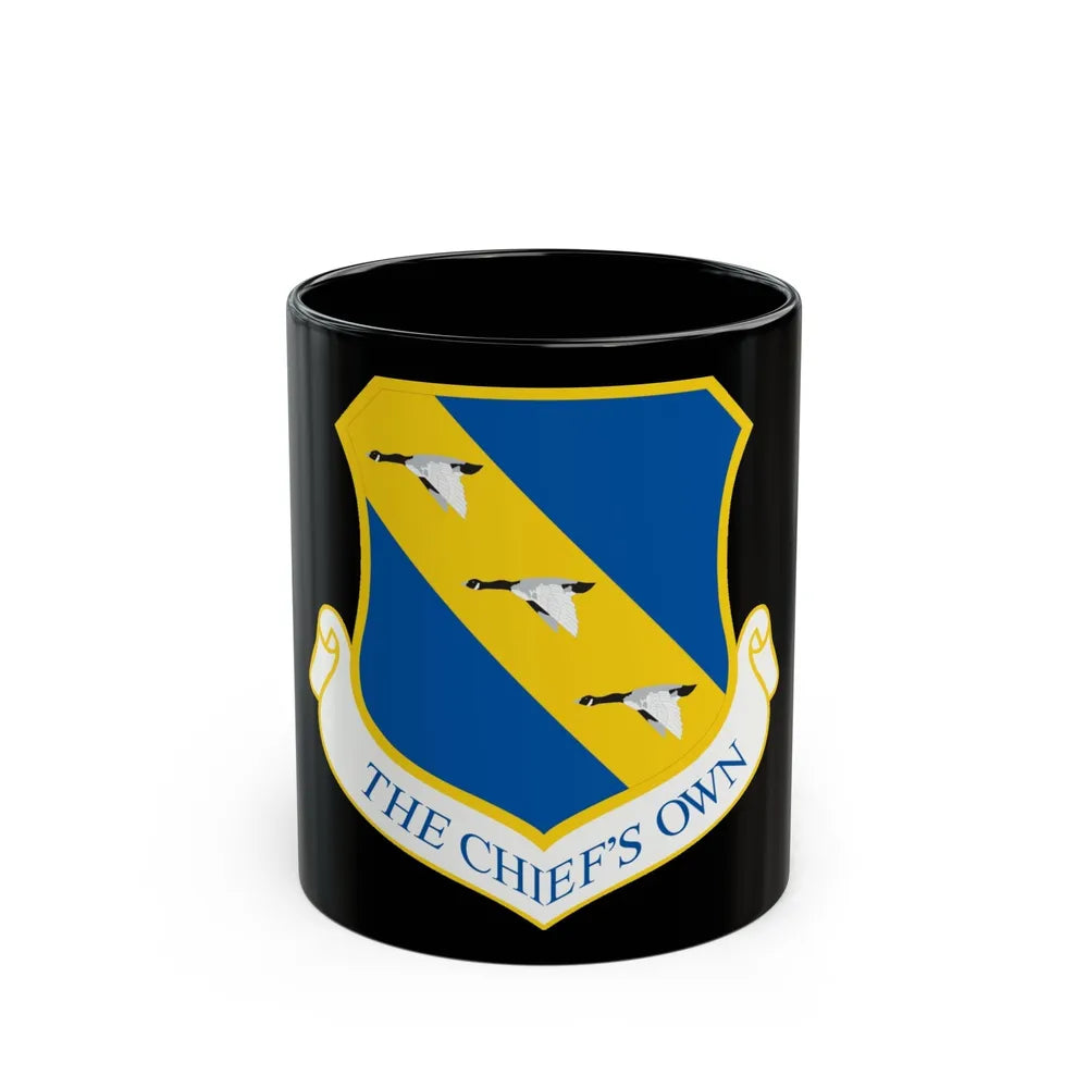 11th Wing (U.S. Air Force) Black Coffee Mug-11oz-Go Mug Yourself