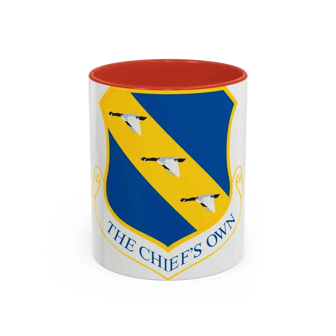 11th Wing (U.S. Air Force) Accent Coffee Mug 11oz Red - Go Mug Yourself