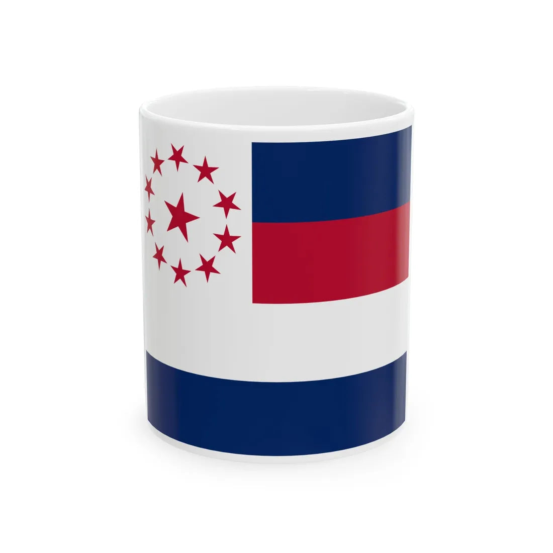 11thTXCavalryObverse (United States) White Coffee Mug 11oz - Go Mug Yourself