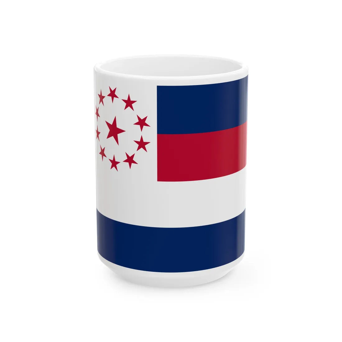 11thTXCavalryObverse (United States) White Coffee Mug 15oz - Go Mug Yourself