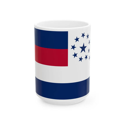 11thTXCavalryReverse (United States) White Coffee Mug 15oz - Go Mug Yourself