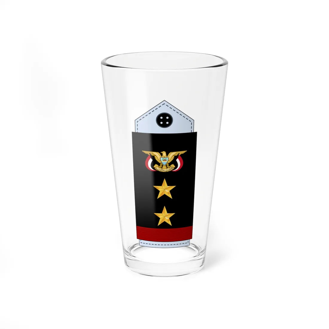 11.YN CAPT (Yemen) (Military Rank) Pint Glass 16oz 16oz - Go Mug Yourself
