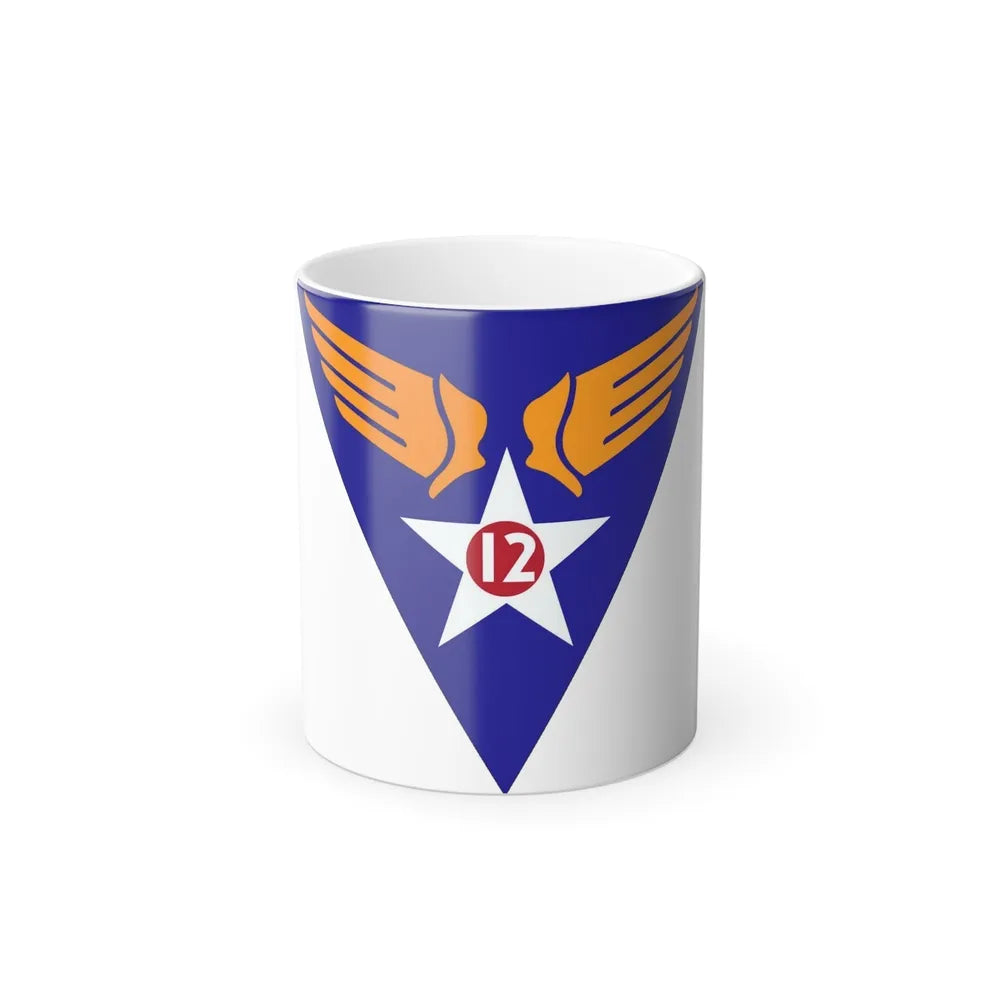 12 Air Force (U.S. Army) Color Changing Coffee Mug-11oz-Go Mug Yourself