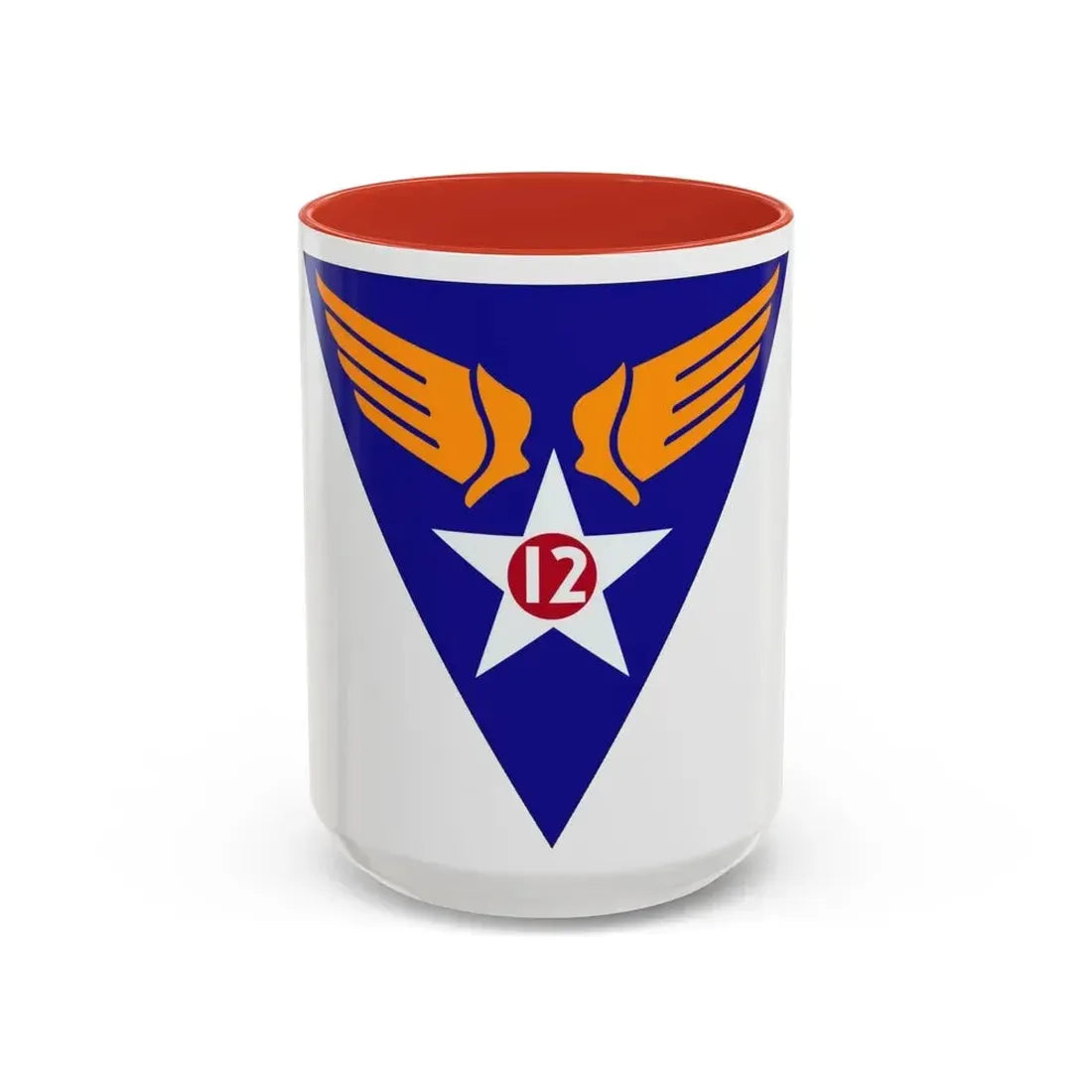 12 Air Force (U.S. Army) Accent Coffee Mug 15oz Black - Go Mug Yourself