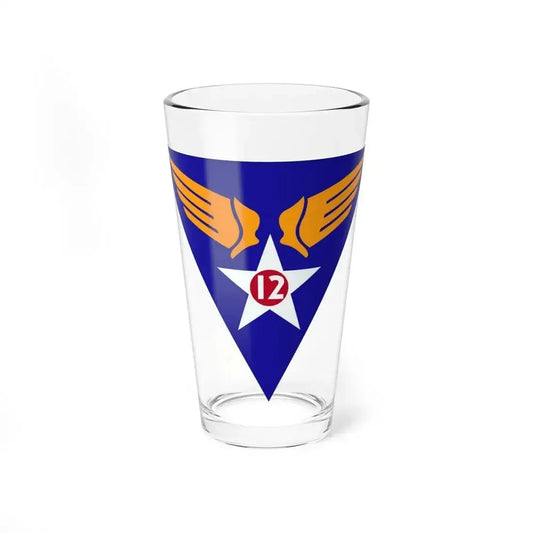 12 Air Force (U.S. Army) Pint Glass 16oz 16oz - Go Mug Yourself