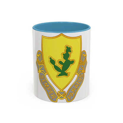 12 Cavalry Regiment (U.S. Army) Accent Coffee Mug-11oz-Light Blue-Go Mug Yourself