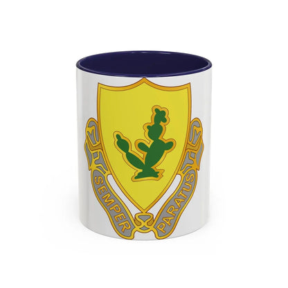 12 Cavalry Regiment (U.S. Army) Accent Coffee Mug-11oz-Navy-Go Mug Yourself