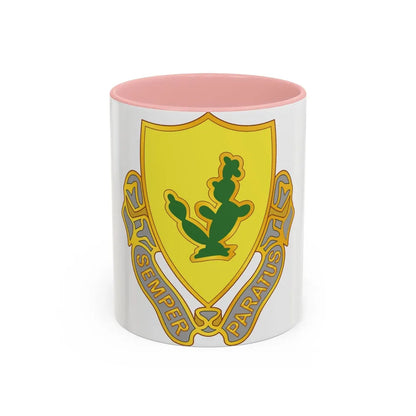 12 Cavalry Regiment (U.S. Army) Accent Coffee Mug-11oz-Pink-Go Mug Yourself