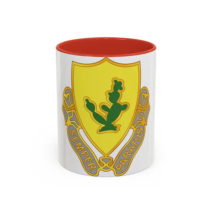 12 Cavalry Regiment (U.S. Army) Accent Coffee Mug-11oz-Red-Go Mug Yourself