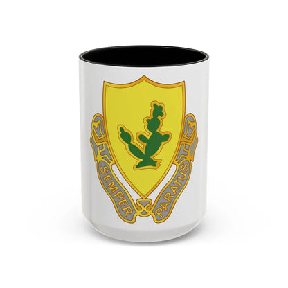 12 Cavalry Regiment (U.S. Army) Accent Coffee Mug-15oz-Black-Go Mug Yourself