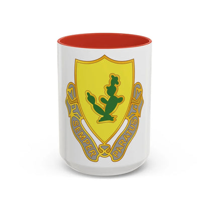 12 Cavalry Regiment (U.S. Army) Accent Coffee Mug-15oz-Red-Go Mug Yourself