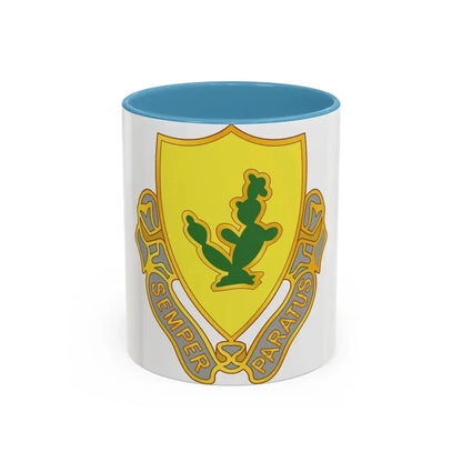 12 Cavalry Regiment (U.S. Army) Accent Coffee Mug 11oz Light Blue - Go Mug Yourself