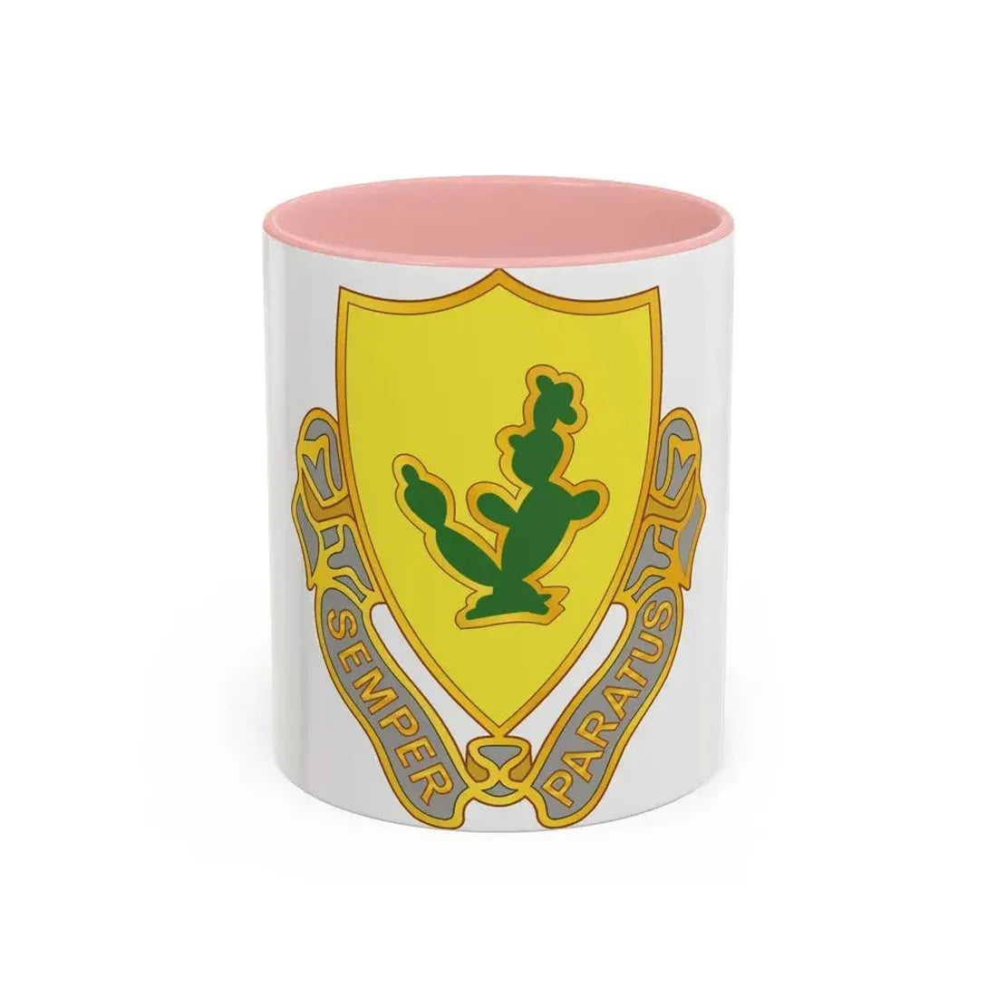 12 Cavalry Regiment (U.S. Army) Accent Coffee Mug 11oz Pink - Go Mug Yourself