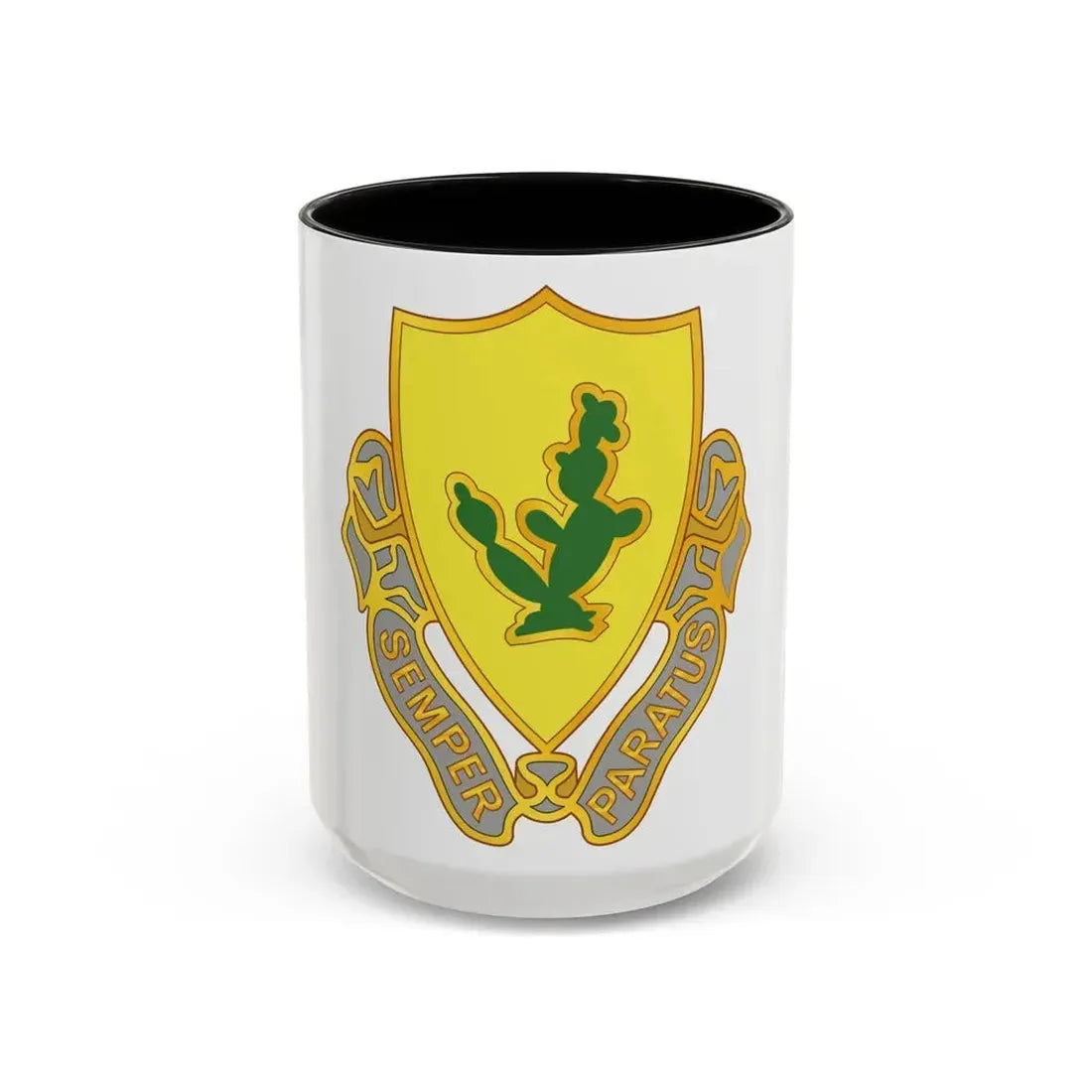 12 Cavalry Regiment (U.S. Army) Accent Coffee Mug 15oz Black - Go Mug Yourself