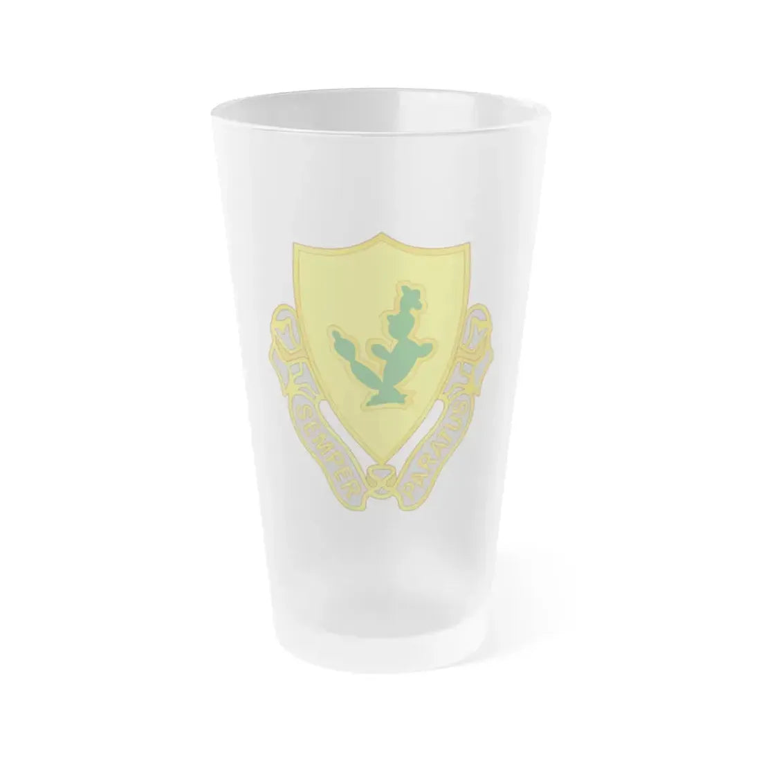 12 Cavalry Regiment (U.S. Army) Frosted Pint Glass 16oz Default Title - Go Mug Yourself