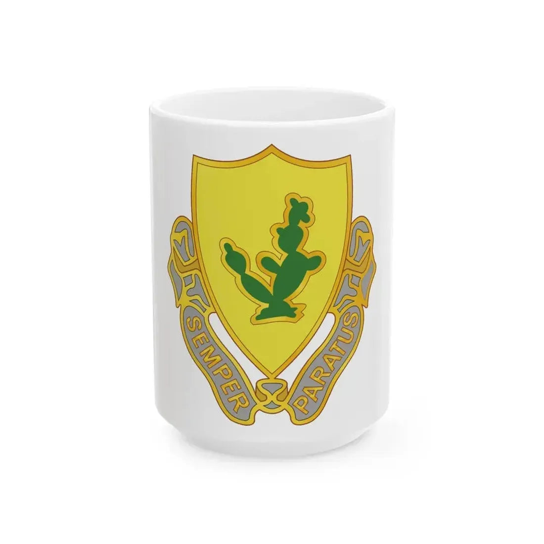 12 Cavalry Regiment (U.S. Army) White Coffee Mug 15oz - Go Mug Yourself