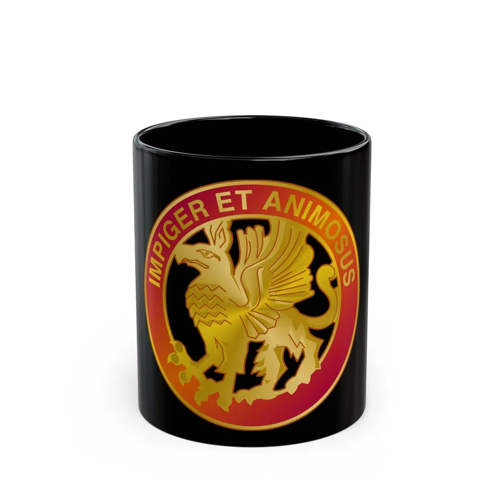 12 Coast Artillery Regiment (U.S. Army) Black Coffee Mug-11oz-Go Mug Yourself