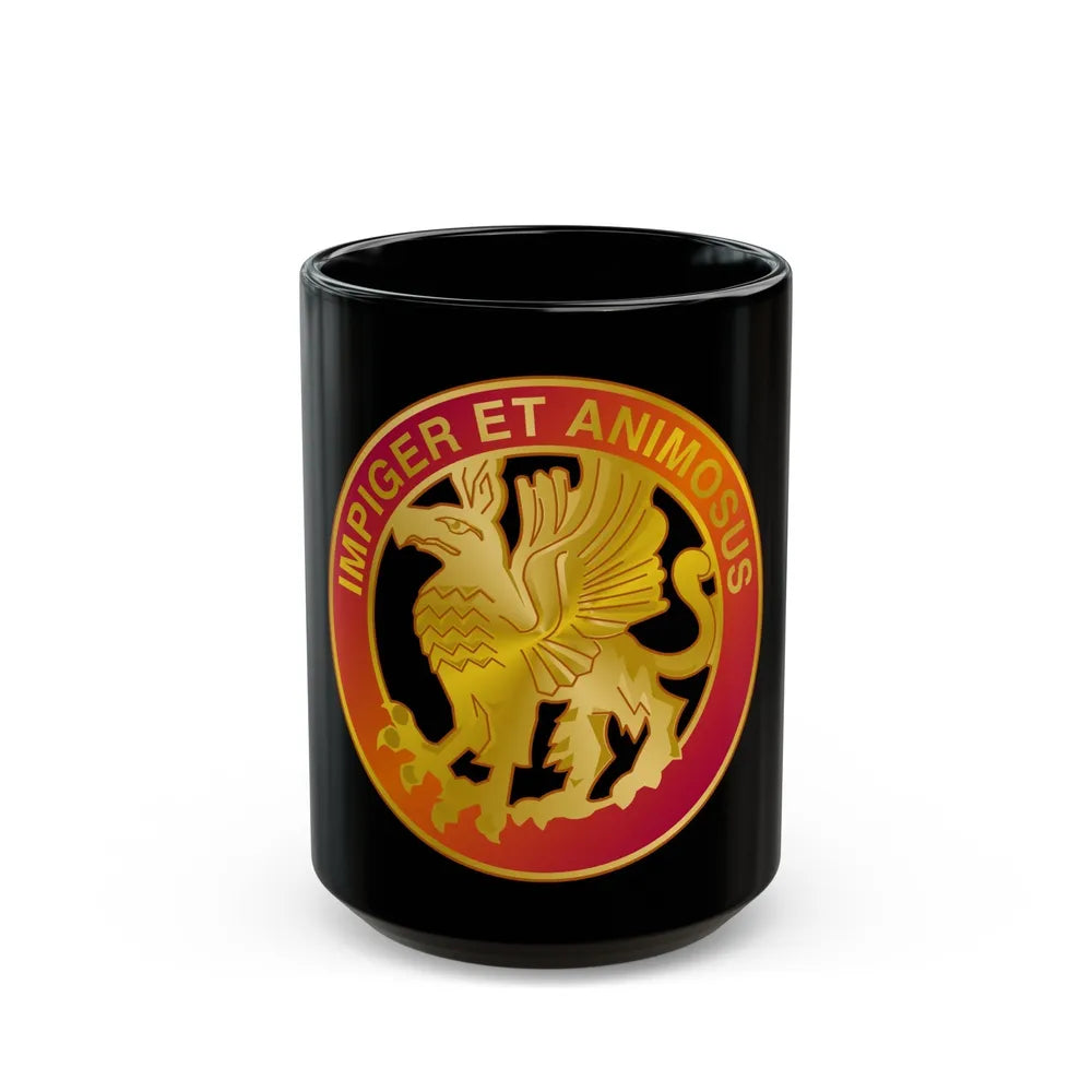 12 Coast Artillery Regiment (U.S. Army) Black Coffee Mug-15oz-Go Mug Yourself