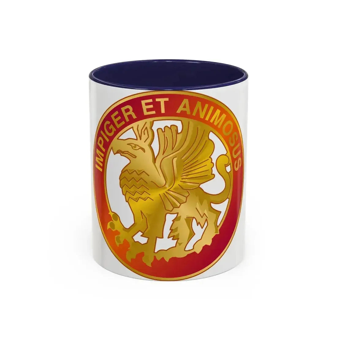 12 Coast Artillery Regiment (U.S. Army) Accent Coffee Mug 11oz Navy - Go Mug Yourself
