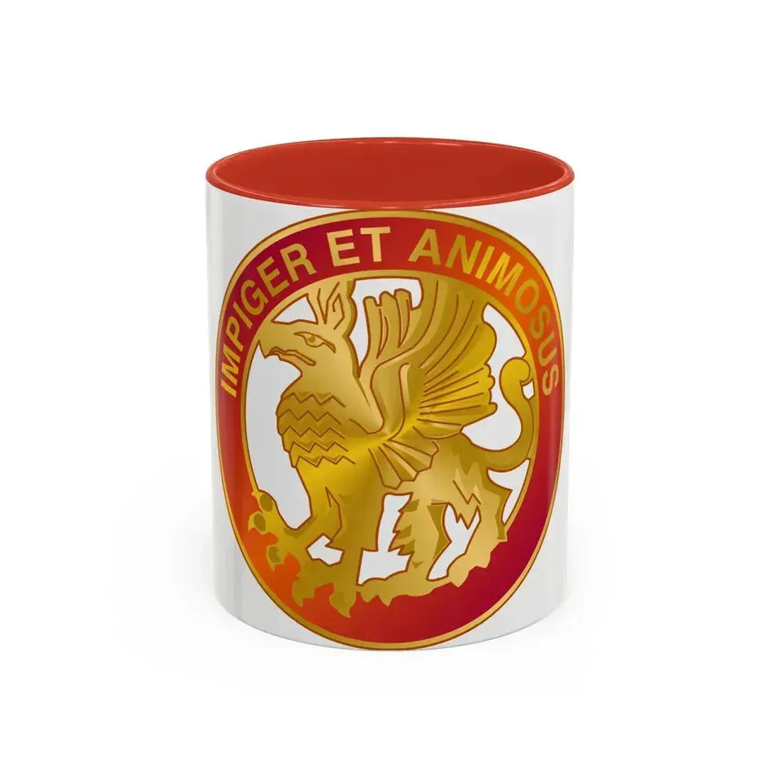 12 Coast Artillery Regiment (U.S. Army) Accent Coffee Mug 11oz Red - Go Mug Yourself