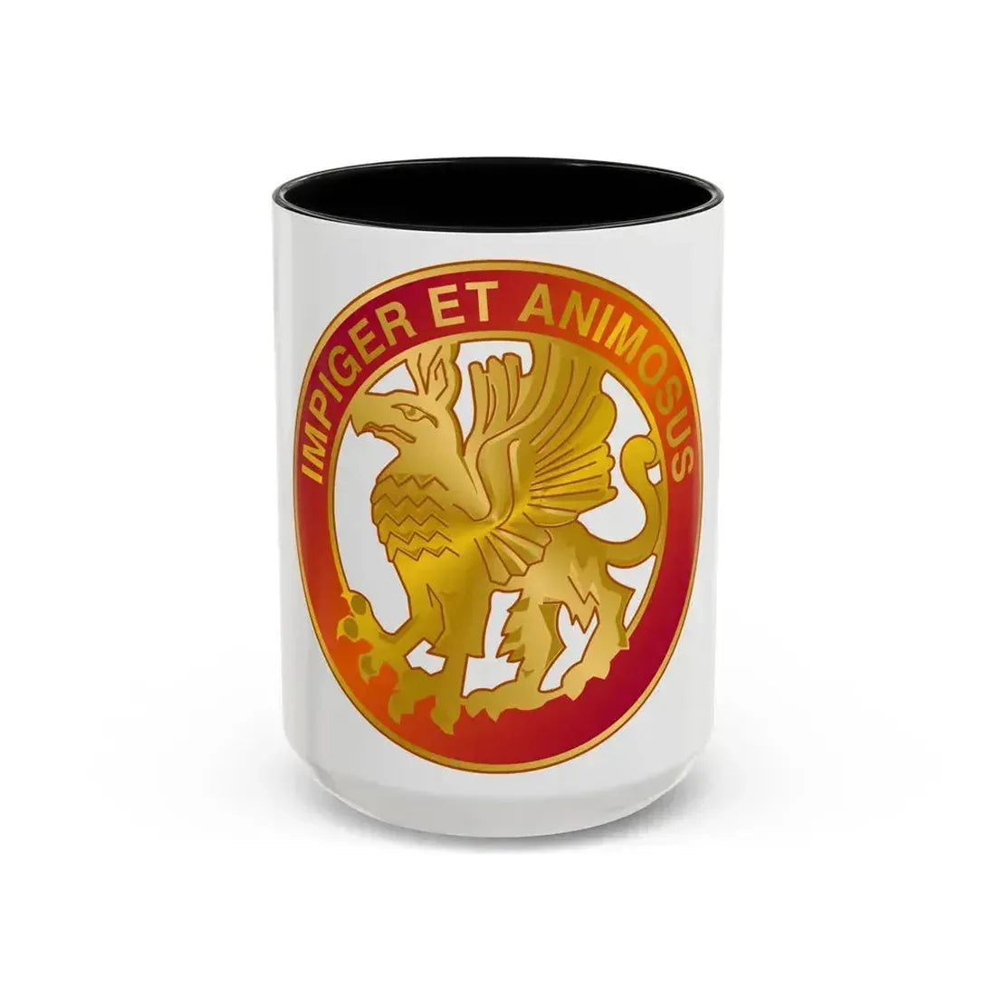 12 Coast Artillery Regiment (U.S. Army) Accent Coffee Mug 15oz Black - Go Mug Yourself