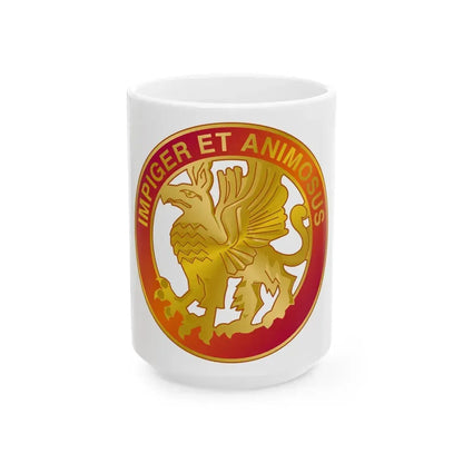 12 Coast Artillery Regiment (U.S. Army) White Coffee Mug 15oz - Go Mug Yourself