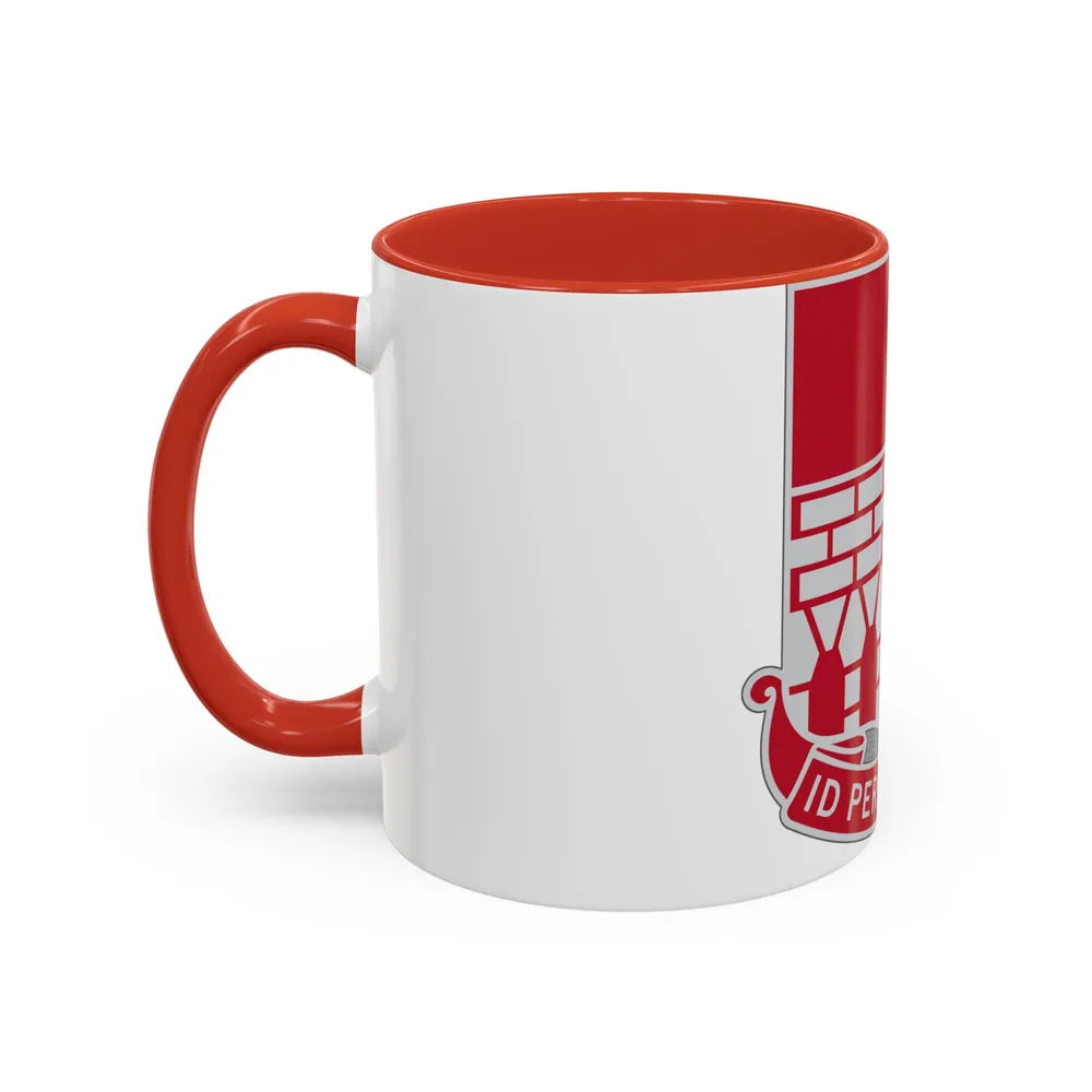 12 Engineer Battalion (U.S. Army) Accent Coffee Mug-Go Mug Yourself