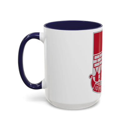 12 Engineer Battalion (U.S. Army) Accent Coffee Mug-Go Mug Yourself