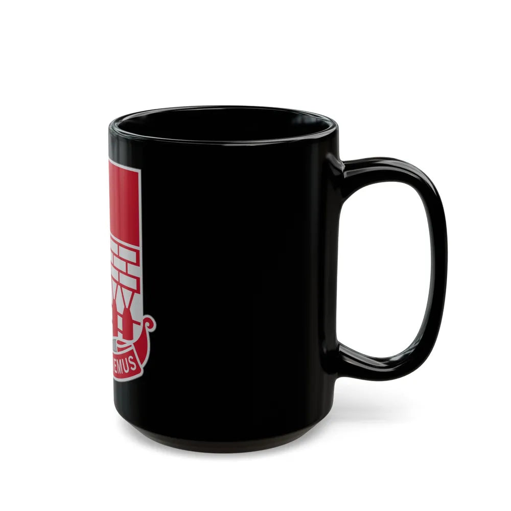 12 Engineer Battalion (U.S. Army) Black Coffee Mug-Go Mug Yourself