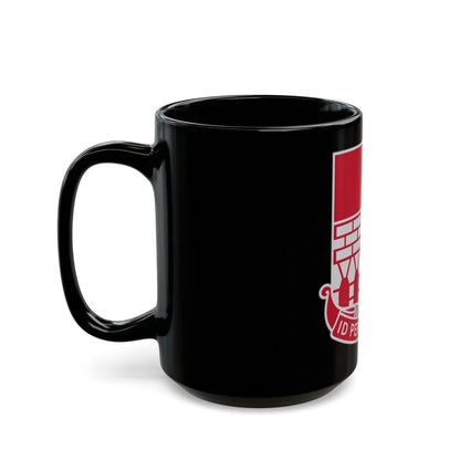 12 Engineer Battalion (U.S. Army) Black Coffee Mug-Go Mug Yourself