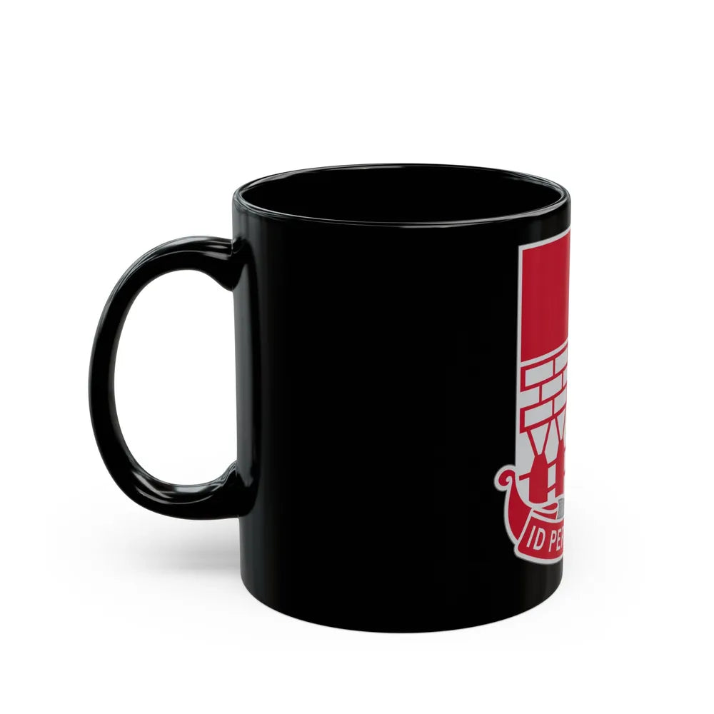 12 Engineer Battalion (U.S. Army) Black Coffee Mug-Go Mug Yourself