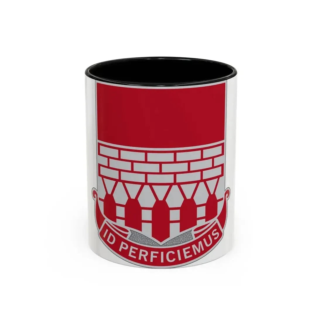 12 Engineer Battalion (U.S. Army) Accent Coffee Mug 11oz Black - Go Mug Yourself