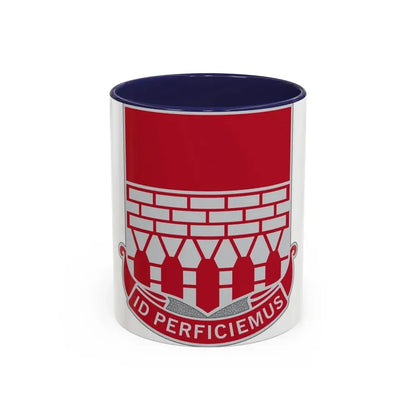 12 Engineer Battalion (U.S. Army) Accent Coffee Mug 11oz Navy - Go Mug Yourself