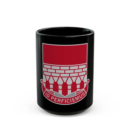 12 Engineer Battalion (U.S. Army) Black Coffee Mug 15oz - Go Mug Yourself