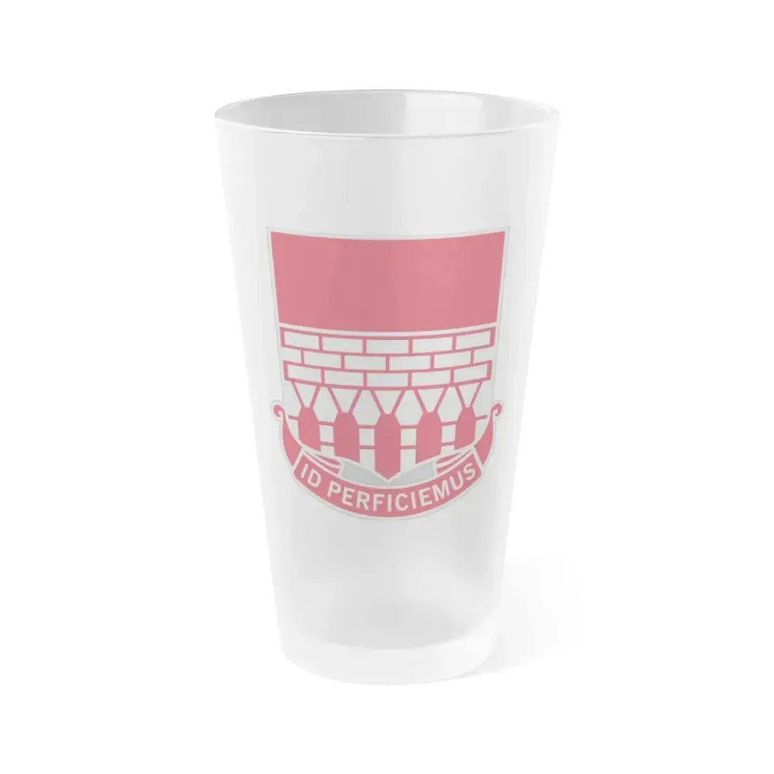 12 Engineer Battalion (U.S. Army) Frosted Pint Glass 16oz Default Title - Go Mug Yourself