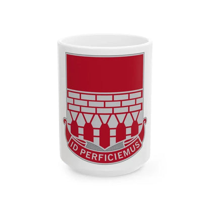 12 Engineer Battalion (U.S. Army) White Coffee Mug 15oz - Go Mug Yourself