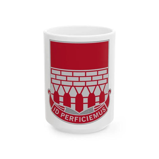 12 Engineer Battalion (U.S. Army) White Coffee Mug 15oz - Go Mug Yourself