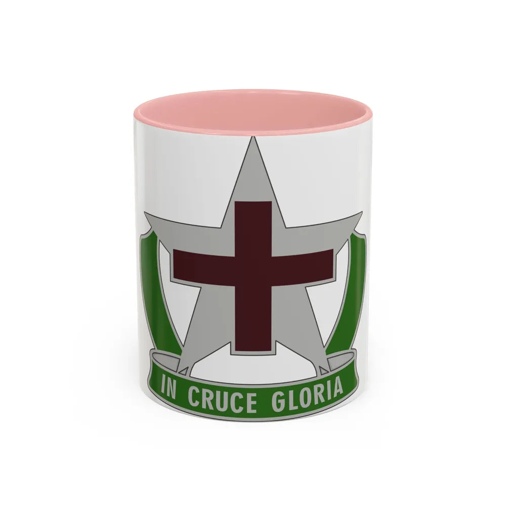 12 Field Hospital (U.S. Army) Accent Coffee Mug-11oz-Pink-Go Mug Yourself