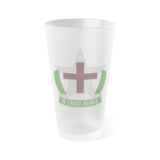 12 Field Hospital (U.S. Army) Frosted Pint Glass 16oz-Go Mug Yourself