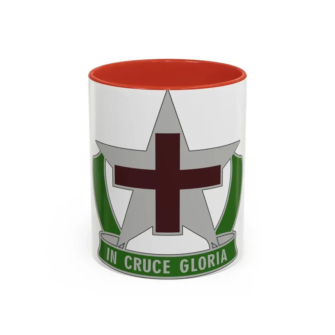 12 Field Hospital (U.S. Army) Accent Coffee Mug 11oz Red - Go Mug Yourself